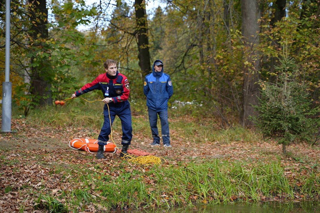 Cлёт добровольцев на учебно-тренировочной площадке "Апаринки"