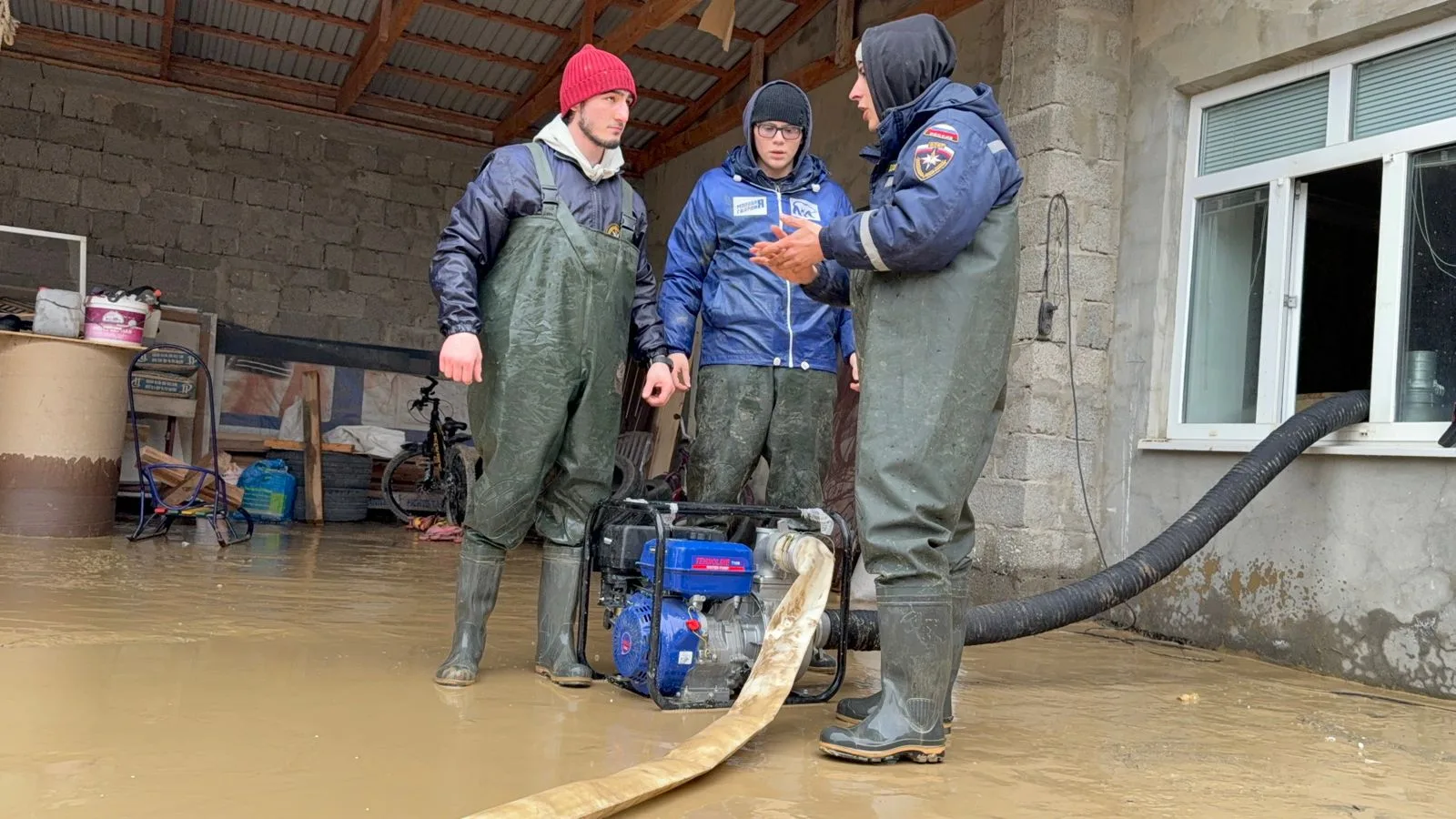 Ликвидация последствий ЧС оперативной группой Всероссийского студенческого корпуса спасателей (ВСКС)