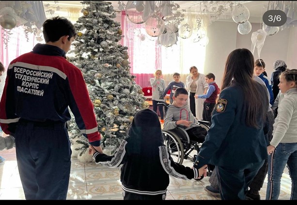 ПОУ «Колледж Гражданской обороны и чрезвычайных ситуаций» совместно с ДРО ВСКС посетил дом-интернат «Забота»